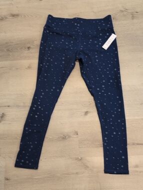 NWT Terez New York Navy Star Print Leggings